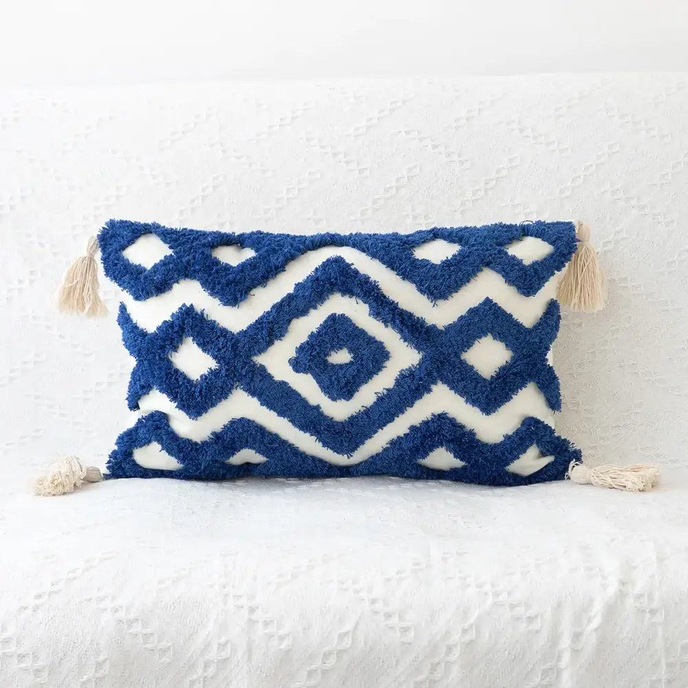 Beige Geometric Pillow Case