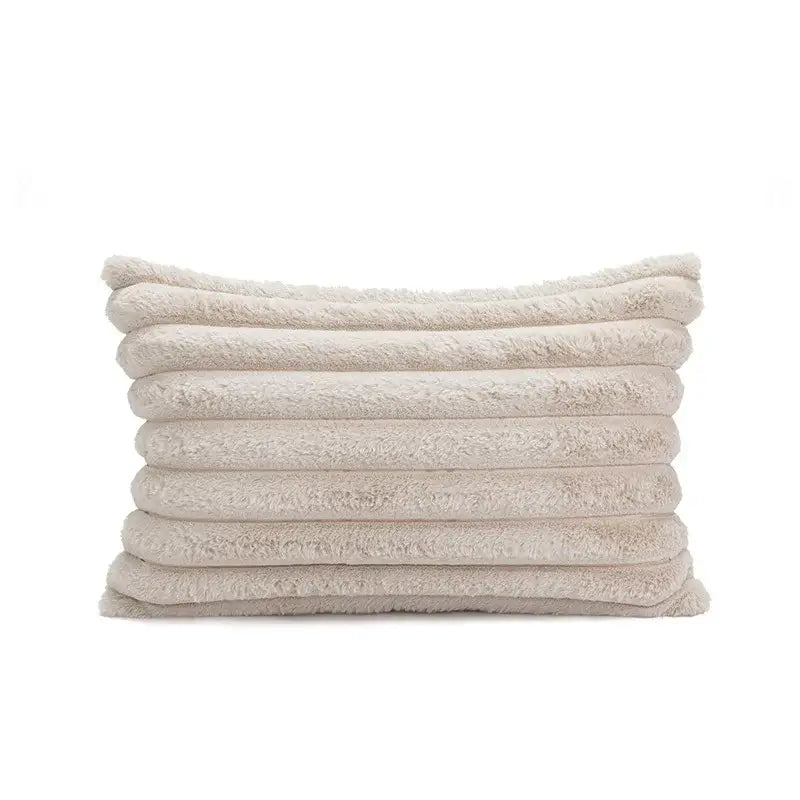 Beige Geometric Tassel Cover