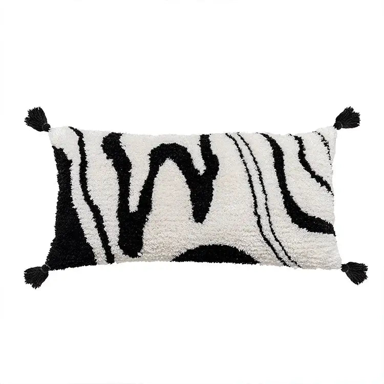 Beige Tufted Cushion Covers