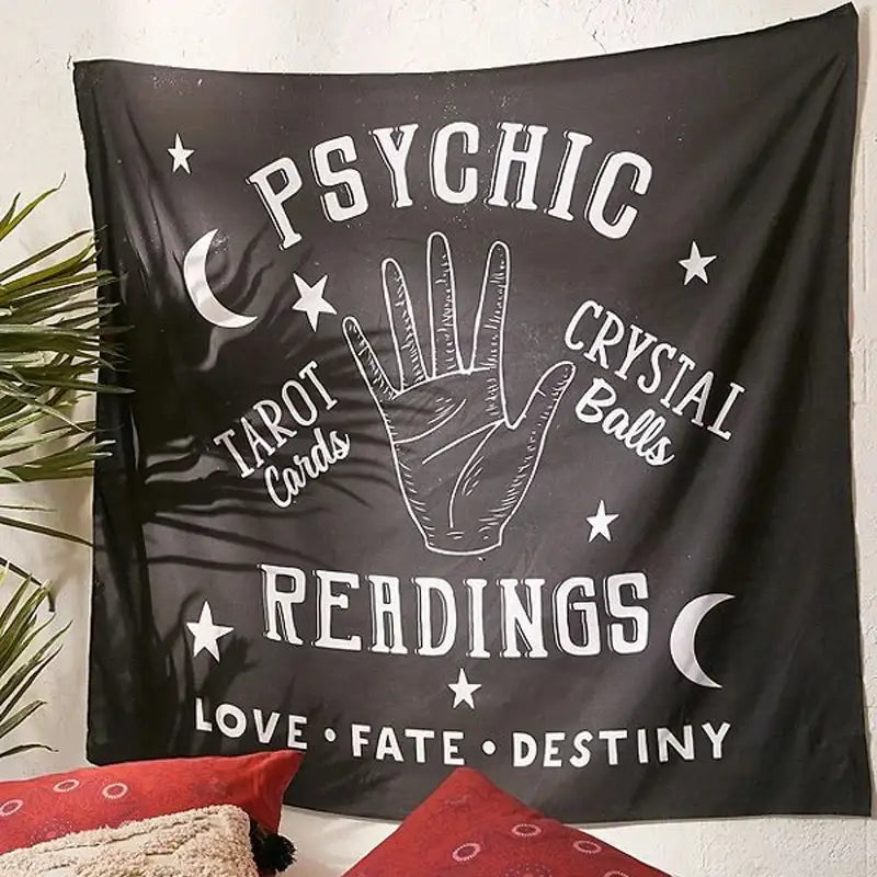 Black Divination Tapestry Decor