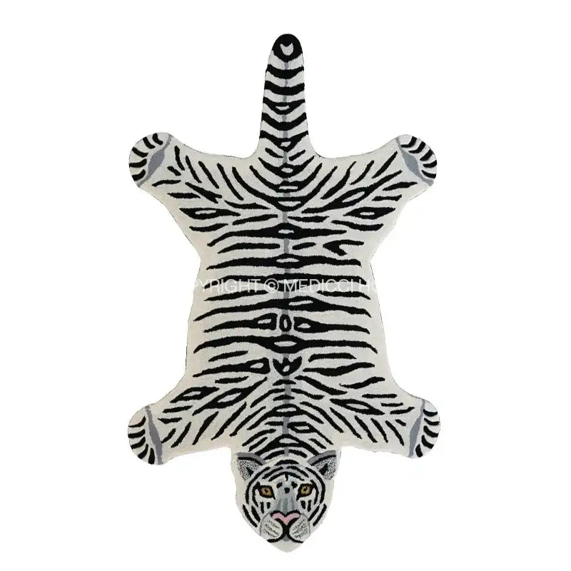 Black Boho Bear Rug