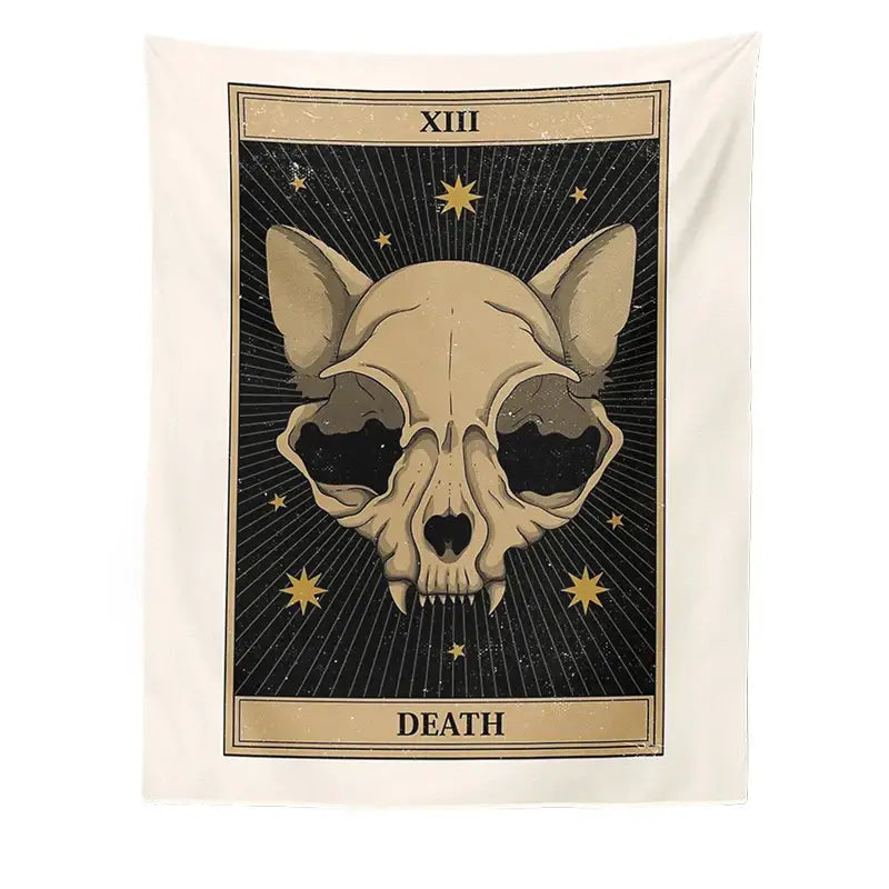 Cat Tarot Tapestry Wall