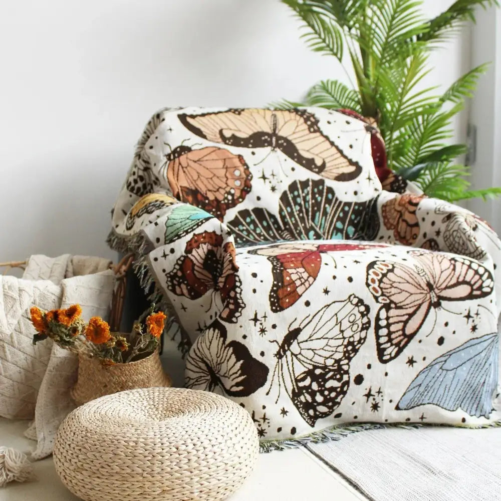 Floral Cotton Blanket