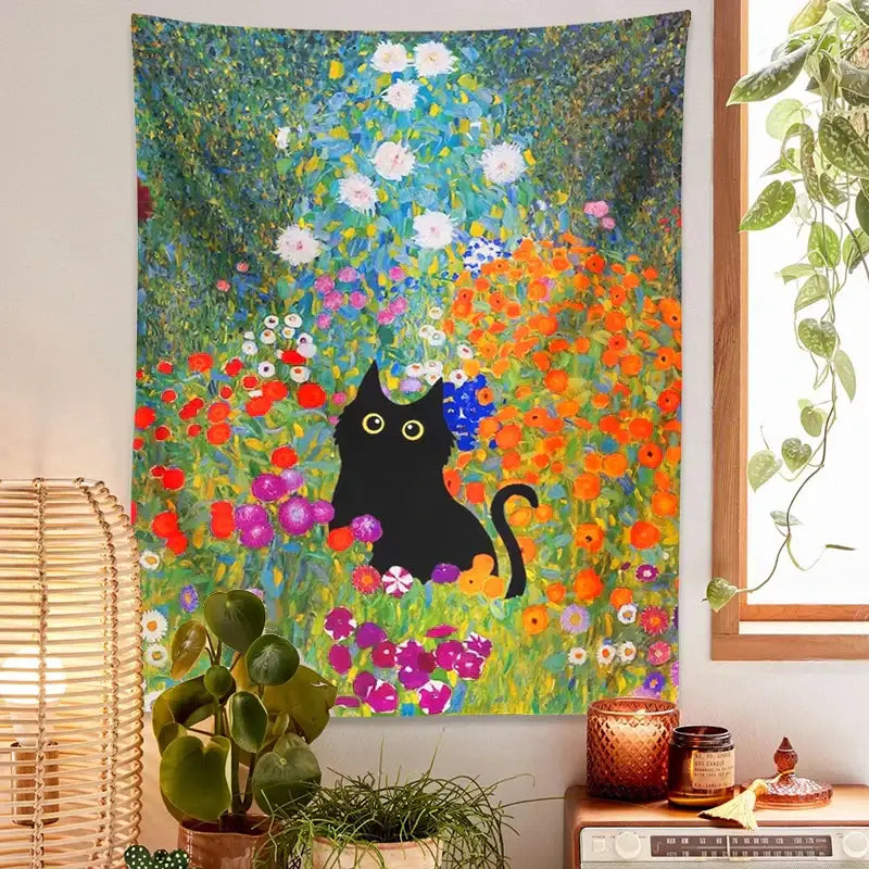 Floral Boho Tapestry Decor