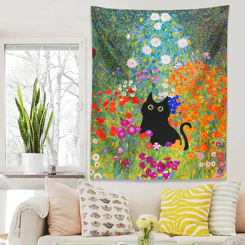 Floral Boho Tapestry Decor
