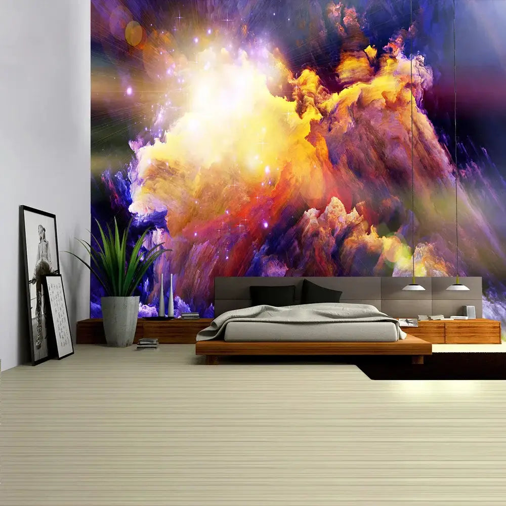 Psychedelic Cosmic Wall Tapestry