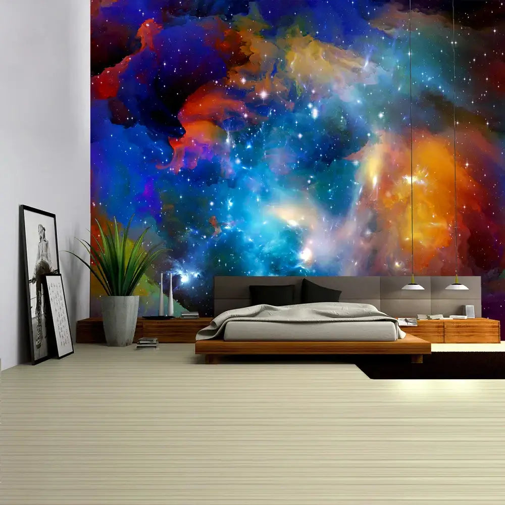 Psychedelic Cosmic Wall Tapestry