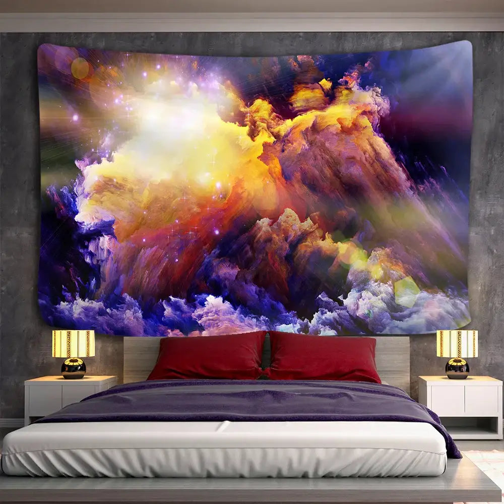 Psychedelic Cosmic Wall Tapestry