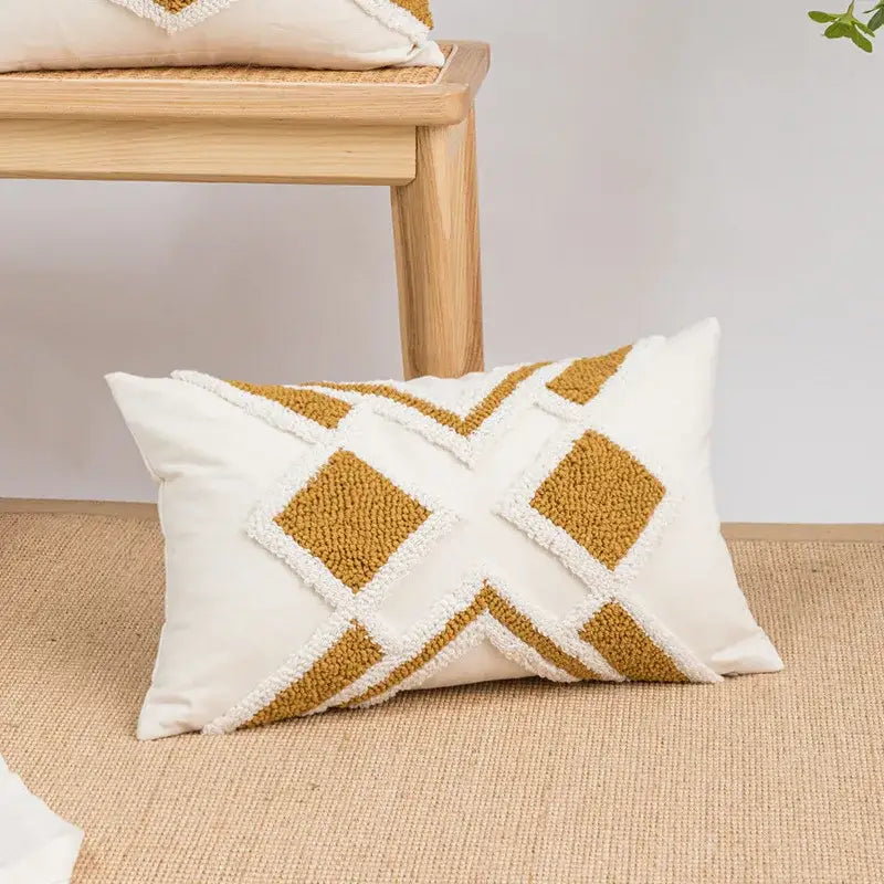 Embroidered Boho Cushion Cover