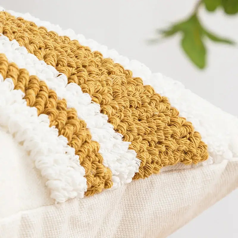 Embroidered Boho Cushion Cover