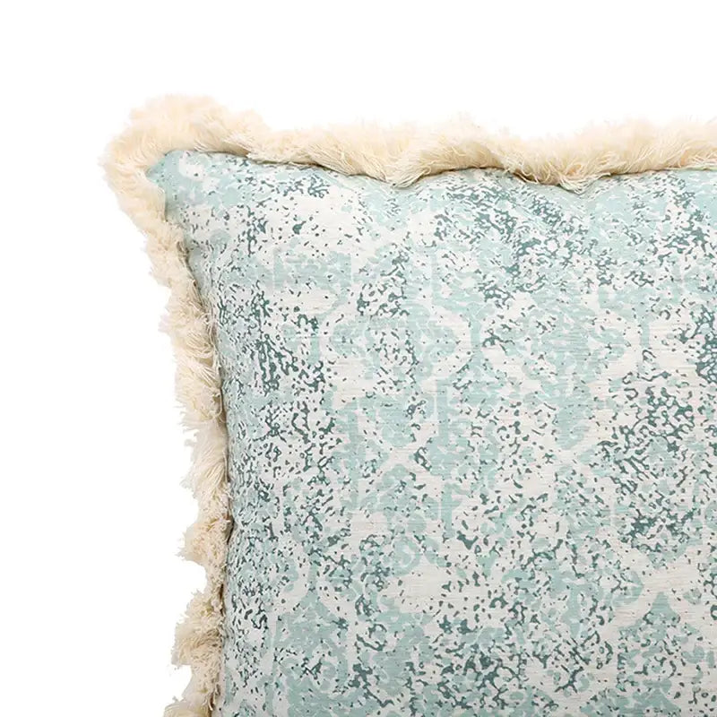 Light Blue Patterned Pillow