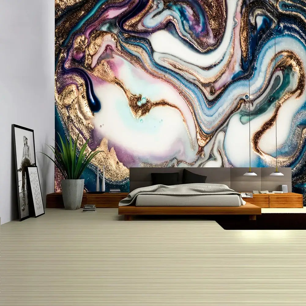 Marble Abstract Wall Tapestry