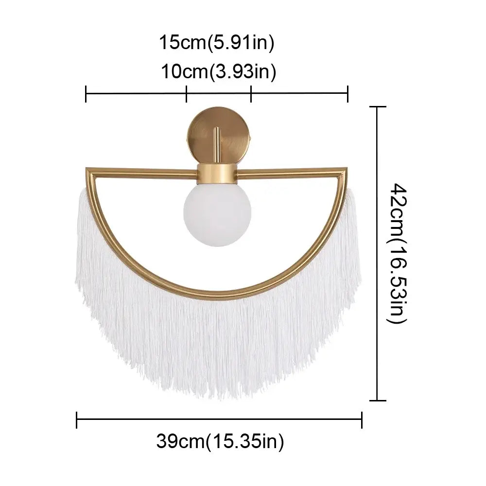 Glass Ball Boho Pendant Light