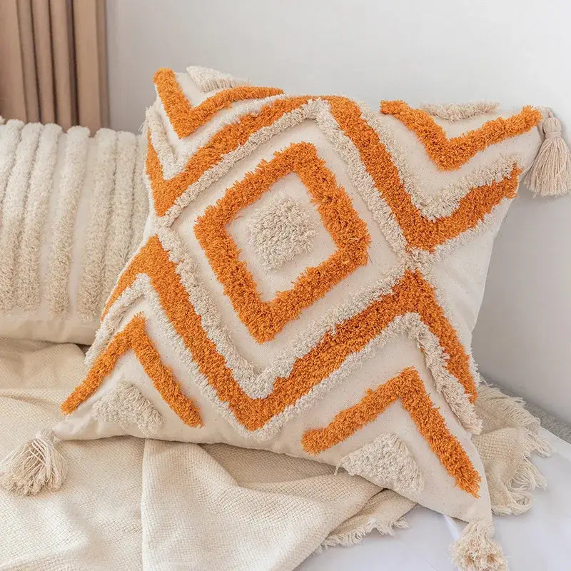 Teal Zigzag Pillowcase