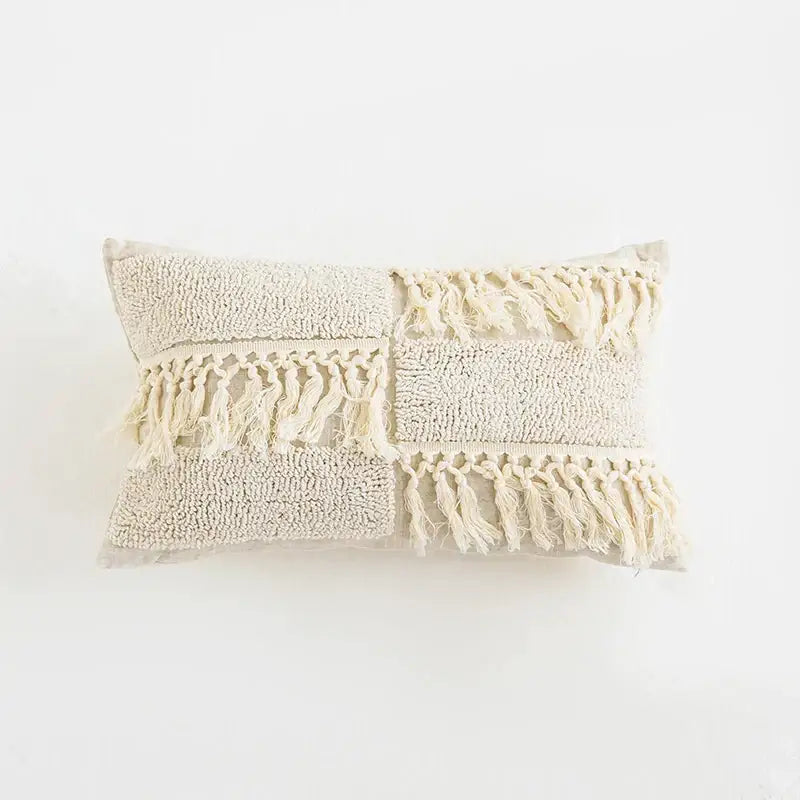 Cream Diamond Cushion Cover