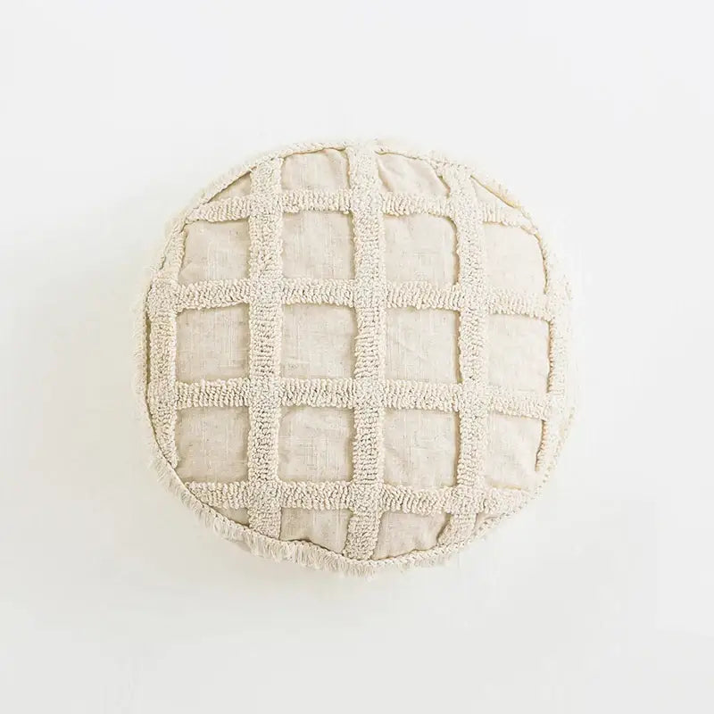 Cream Diamond Cushion Cover