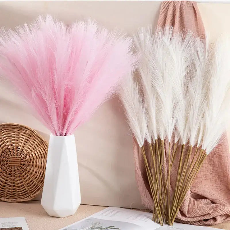 White Beige Pampas Grass