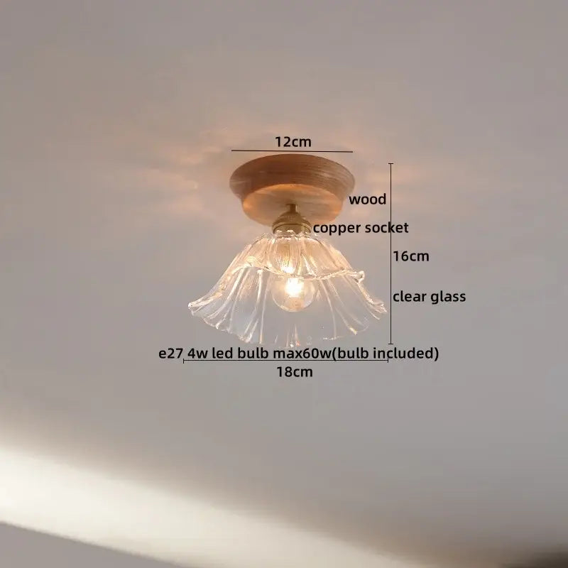 Boho Rattan Ceiling Light