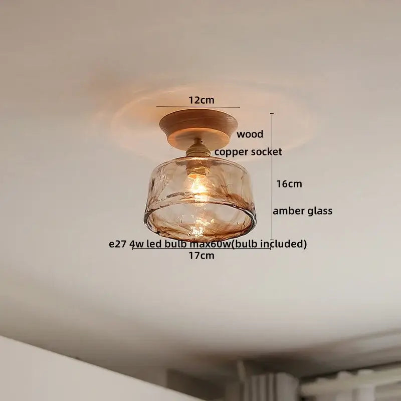 Boho Rattan Ceiling Light