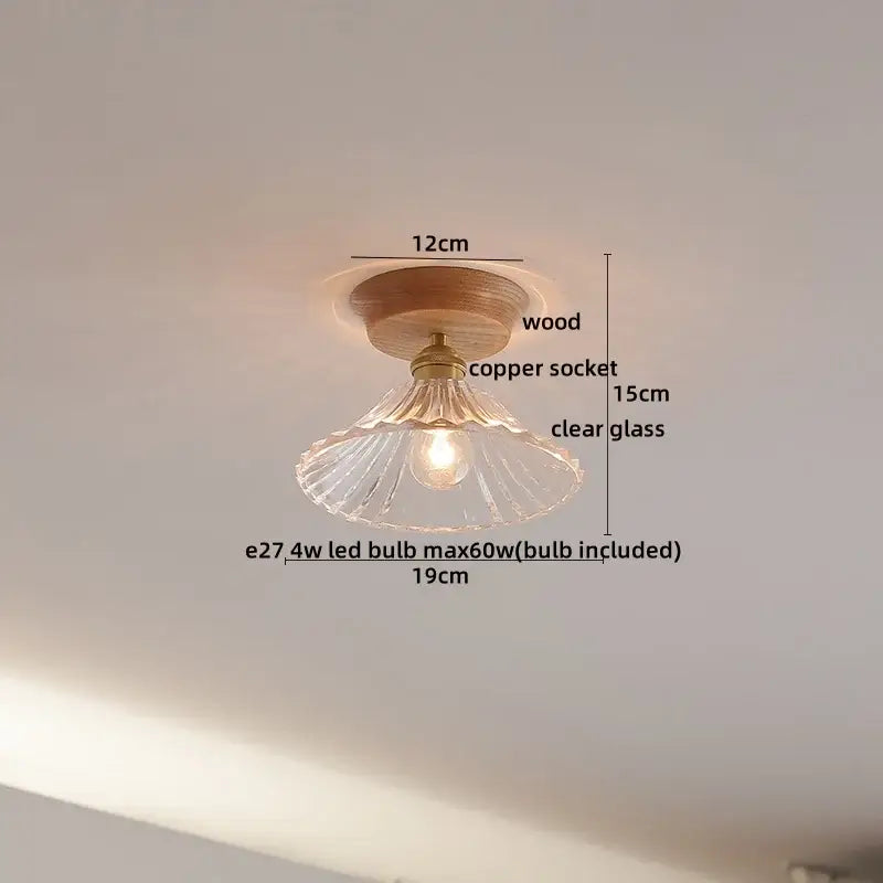 Boho Rattan Ceiling Light
