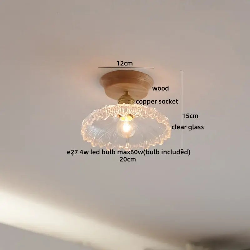 Boho Rattan Ceiling Light