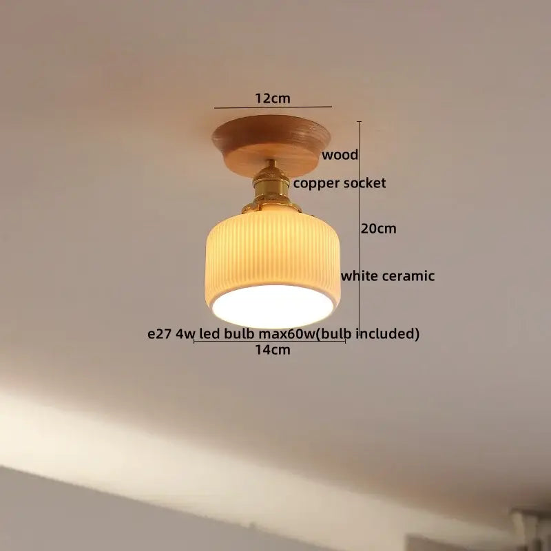 Boho Rattan Ceiling Light