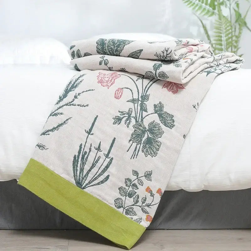 Off-White Cotton Bedspread