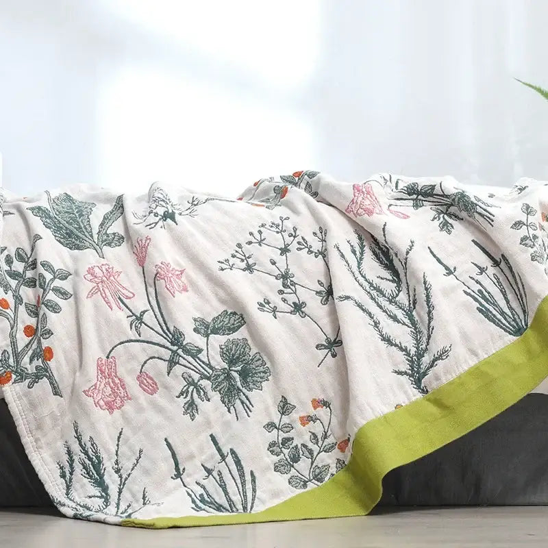 Off-White Cotton Bedspread