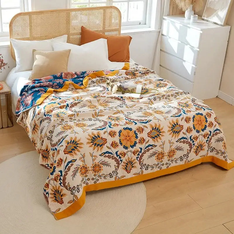 Off-White Cotton Bedspread
