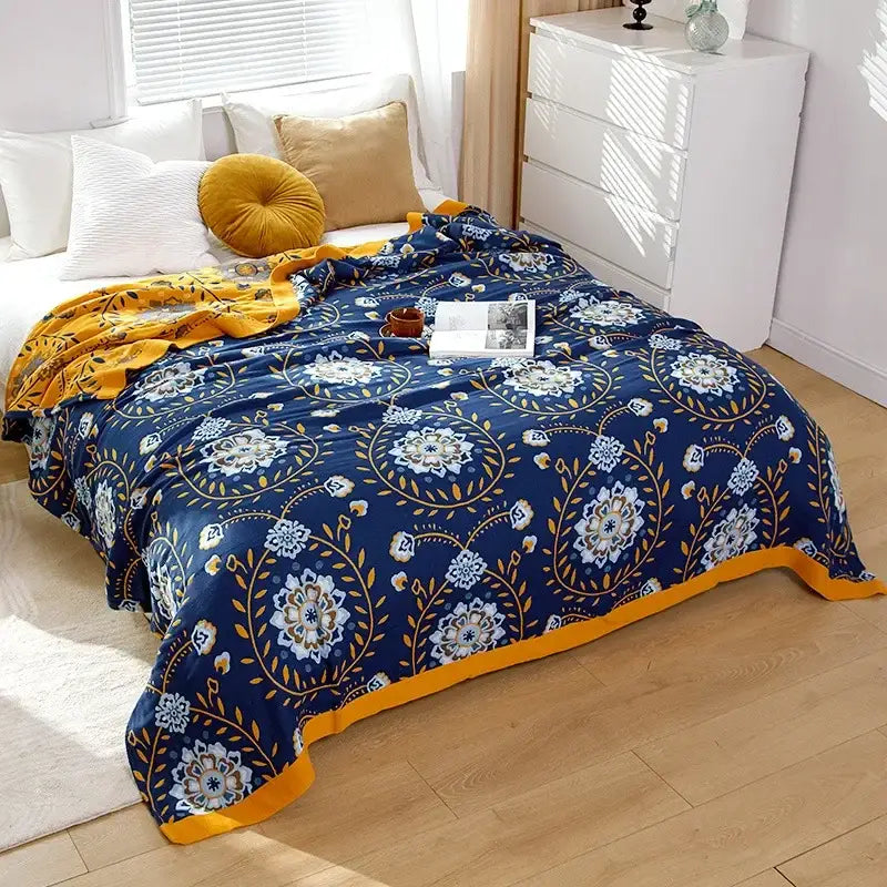 Off-White Cotton Bedspread