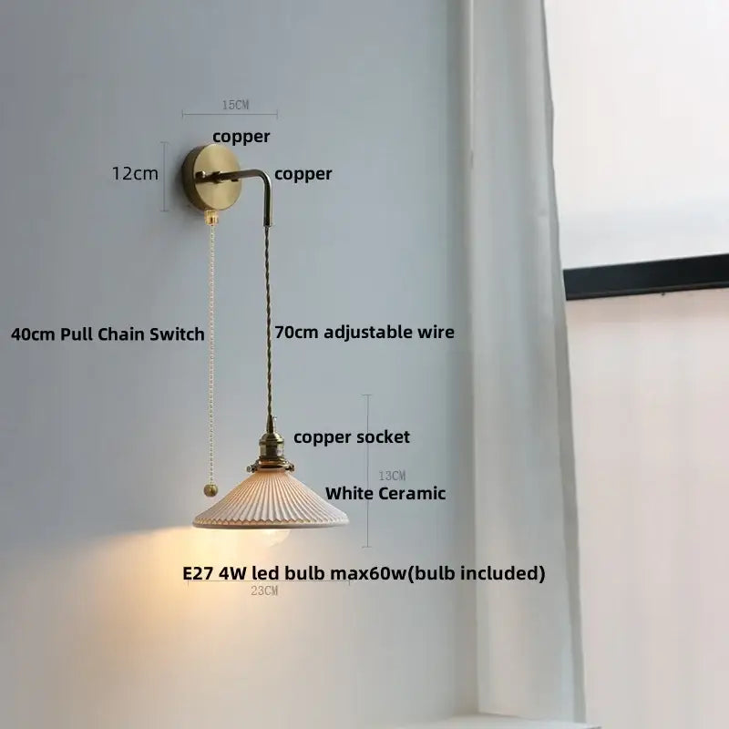 Brass Petal LED Wall Light