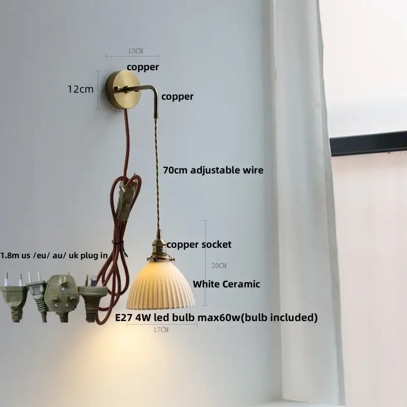 Brass Petal LED Wall Light