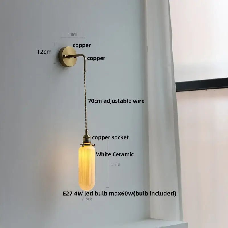 Brass Petal LED Wall Light