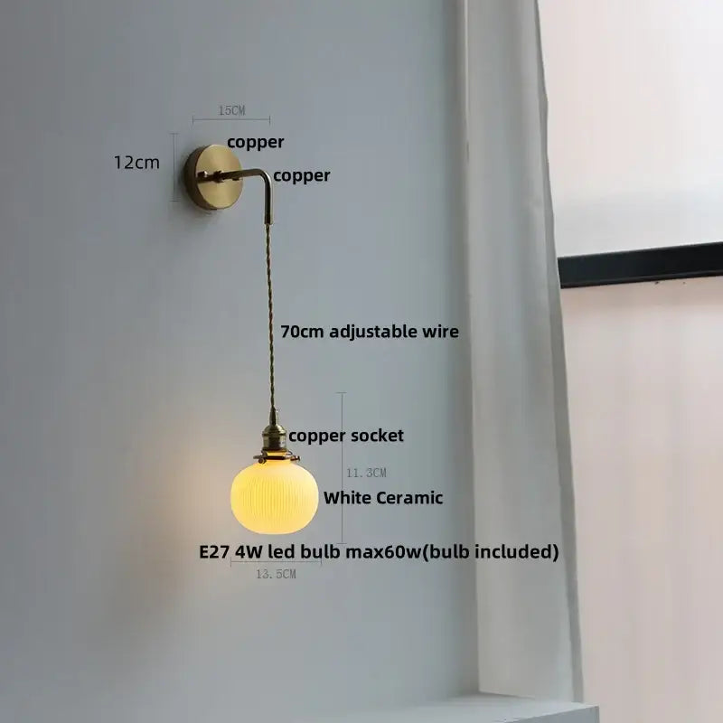 Brass Petal LED Wall Light