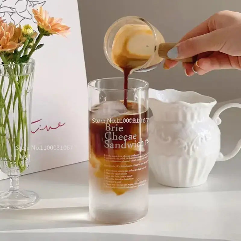 Printed Glass Cheese Mug