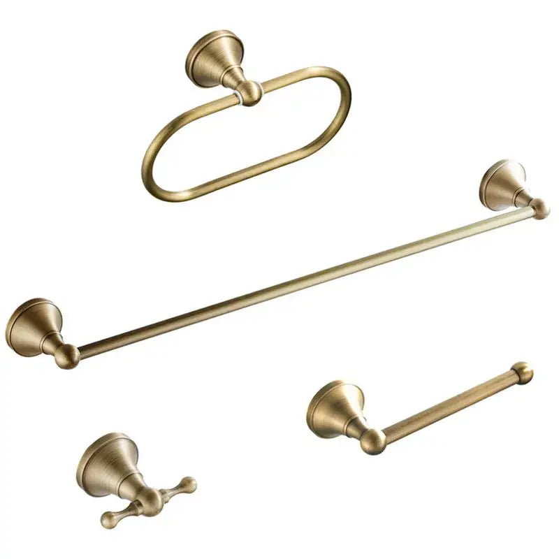 Bronze Ceramic Bathroom Set