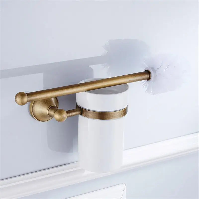 Bronze Ceramic Bathroom Set