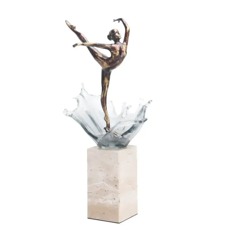 Bronze Ballet Dancer Sculpture