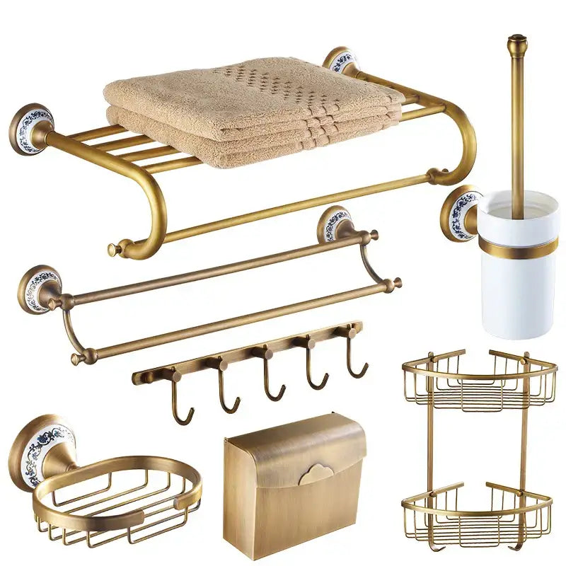 Bronze Ceramic Hardware Set