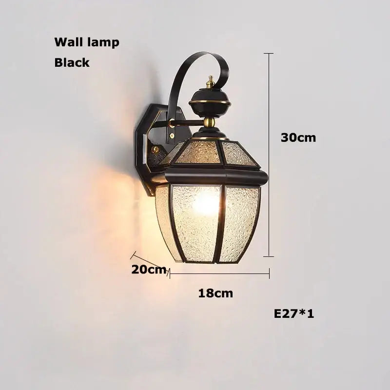 Bronze Glass Globe Chandelier