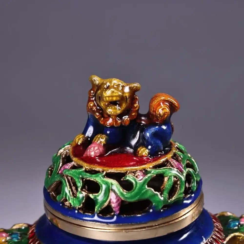 Bronze Cloisonne Incense Burner
