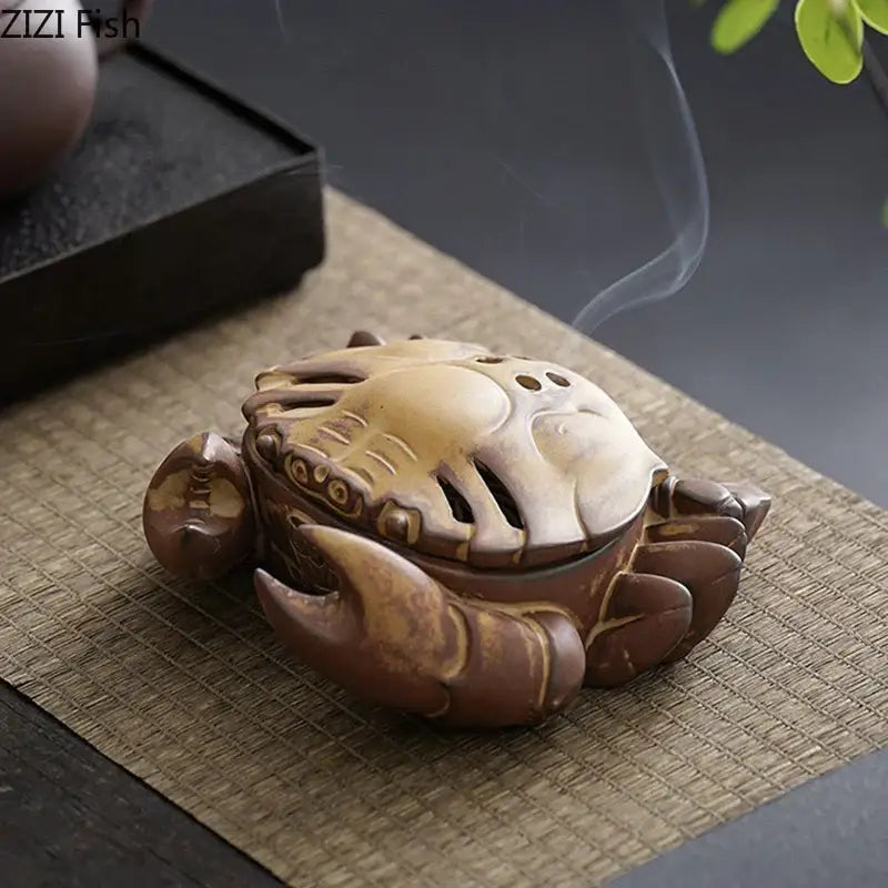 Crab Ceramic Incense Burner
