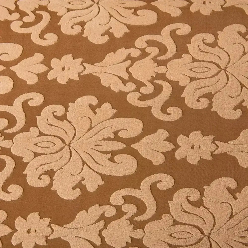 Brown Damask Sofa Cover