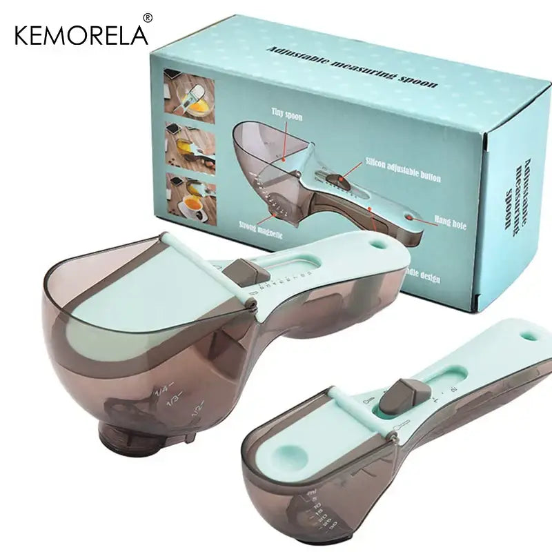 Blue Adjustable Measuring Cups