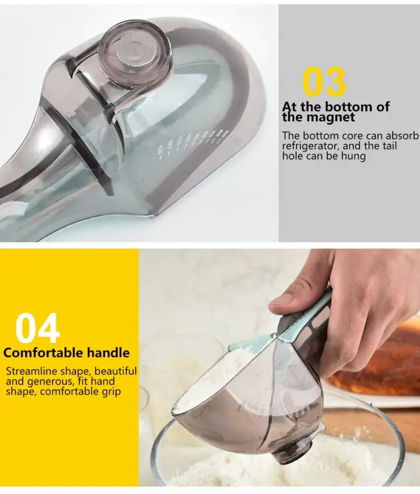 Blue Adjustable Measuring Cups