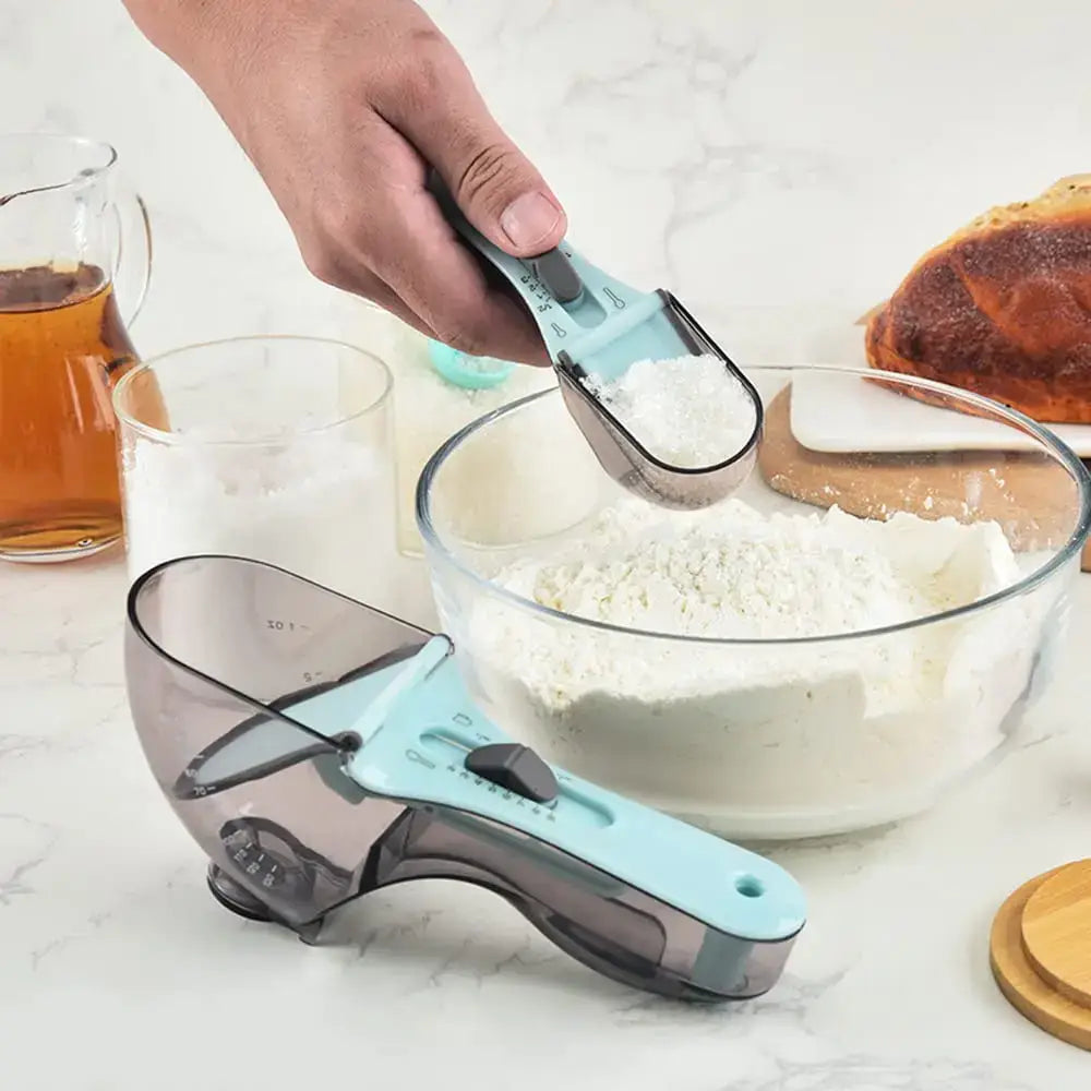 Blue Adjustable Measuring Cups