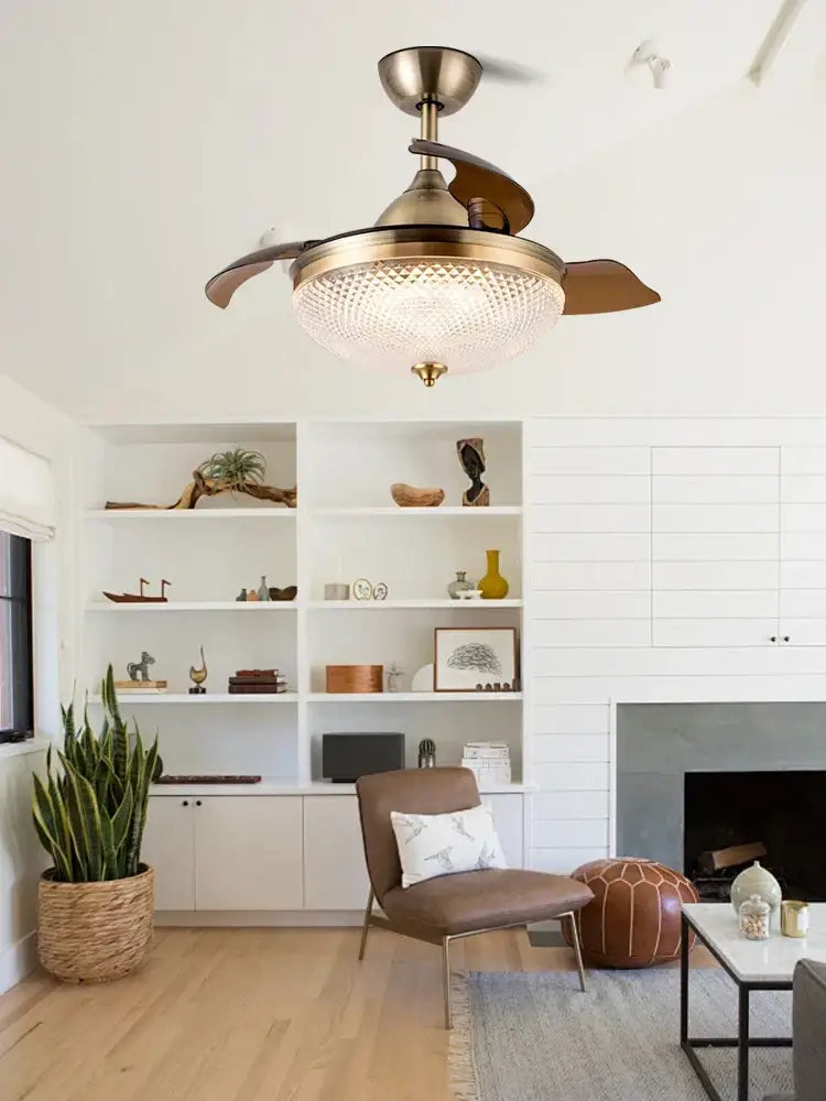 Brushed Copper Ceiling Fan