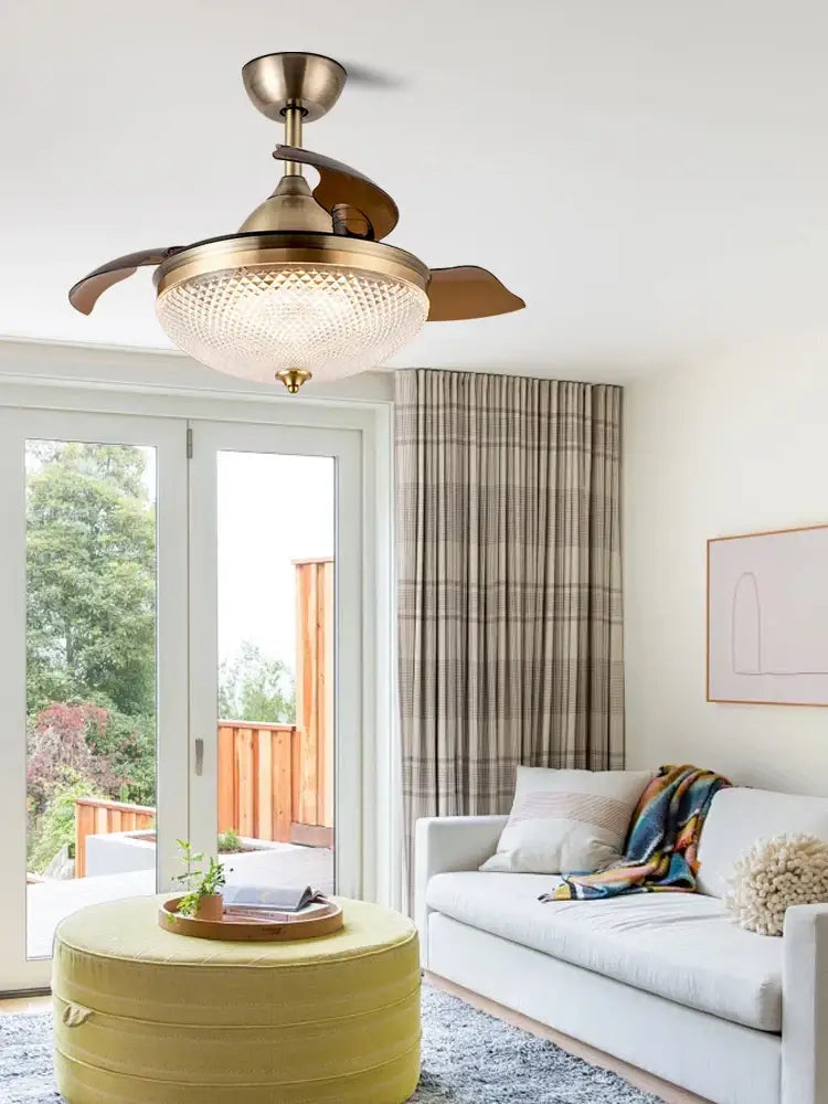 Brushed Copper Ceiling Fan