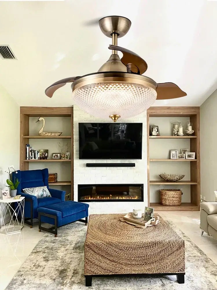 Brushed Copper Ceiling Fan