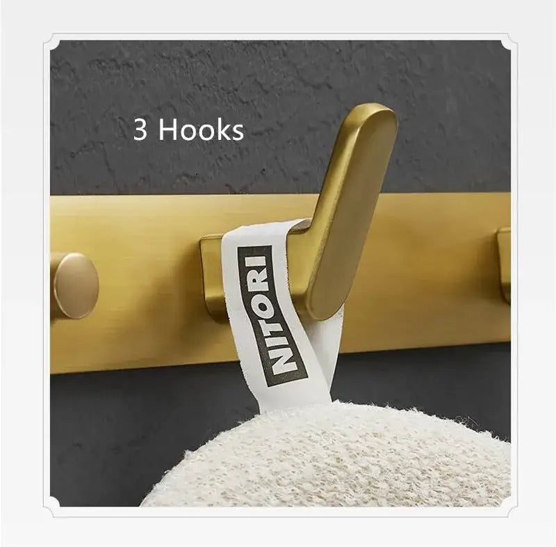 Gold Wall Robe Hooks